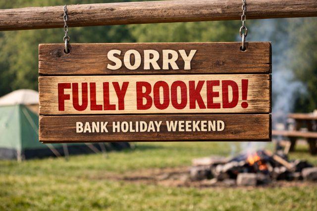 fully booked end of may bank holiday weekend